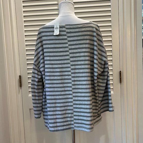 Lou & Grey Striped Top (NWT) - Picture 4 of 8